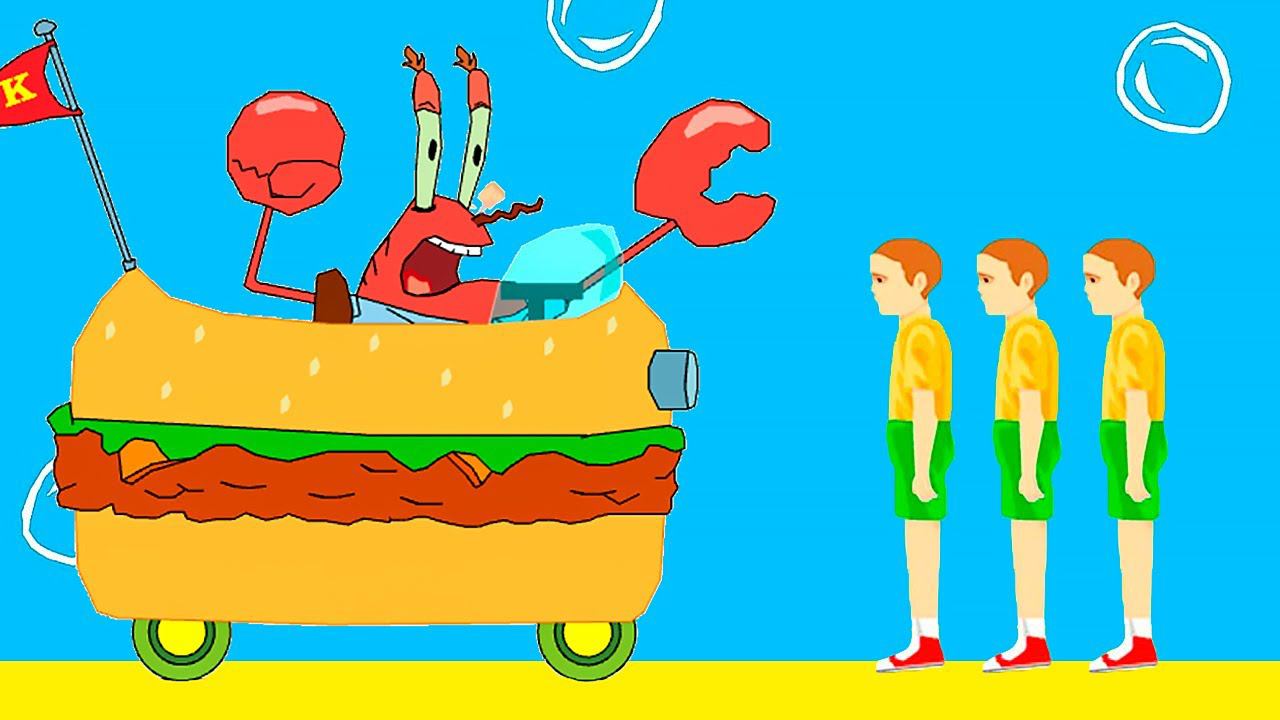 ПРОКЛЯТЫЙ ДЕМОН МИСТЕР КРАБС РАЗДАВИЛ МЕЛКИХ! ПРОШЕЛ САМЫЙ ОПАСНЫЙ УРОВЕНЬ В HAPPY WHEELS смотреть онлайн