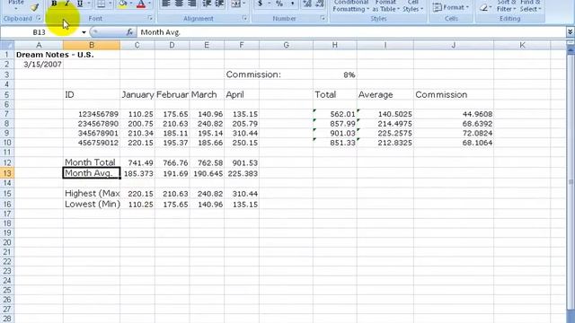 Excel 2007: Modifying Fonts смотреть онлайн
