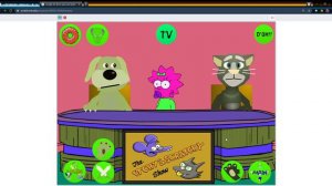 {Collabs}   talking tom and ben news the Simpsons in color on Scratch