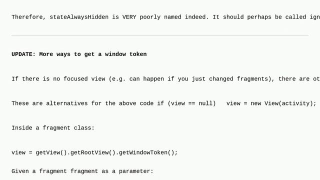 How can I close/hide the Android soft keyboard programmatically? смотреть онлайн