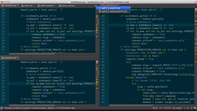 Window Splits and Tabs in PyCharm смотреть онлайн