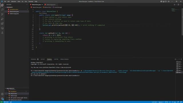 14. how to use keywords in java like static, int and exceptions ? || #rohithgangaraju смотреть онлайн