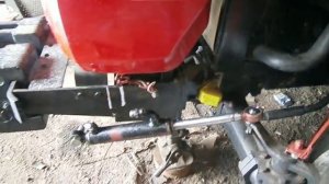 установка и регулировка рулевого гидроцилиндра (ГУР) на мини тракторе