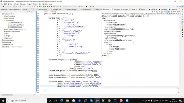 #Tutorials 6 | RestAssured | How to validate XML response data смотреть онлайн