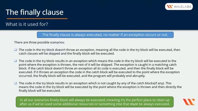 Exception Handling in Java | Advanced Java Course | Whizlabs смотреть онлайн