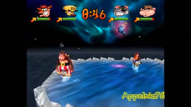 Crash Bash Walkthrough Part 5 [Polar Panic Gem] смотреть онлайн