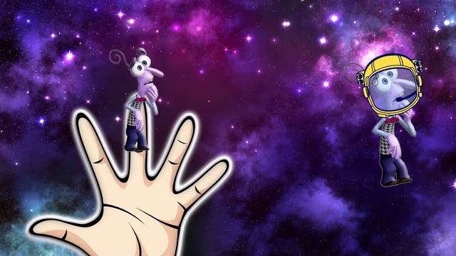 Inside Out Finger Family In Space | Nursery Rhymes For Children смотреть онлайн
