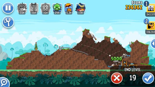Angry Birds Friends Tournament Level 5 Week 327-B MOBILE Highscore POWER-UP walkthrough смотреть онлайн