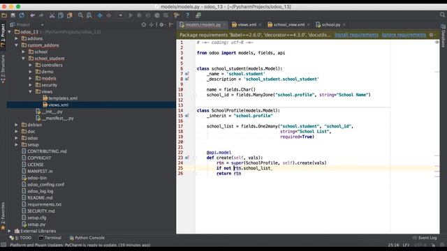 Custom View and Attribute of Relational Field on Odoo: One2many Relational Fields | Datatype смотреть онлайн