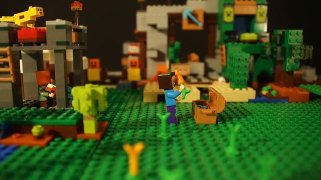 Лего Майнкрафт 2021 Пчёлы, Торговец и LEGO НУБик Minecraft - Анимация смотреть онлайн