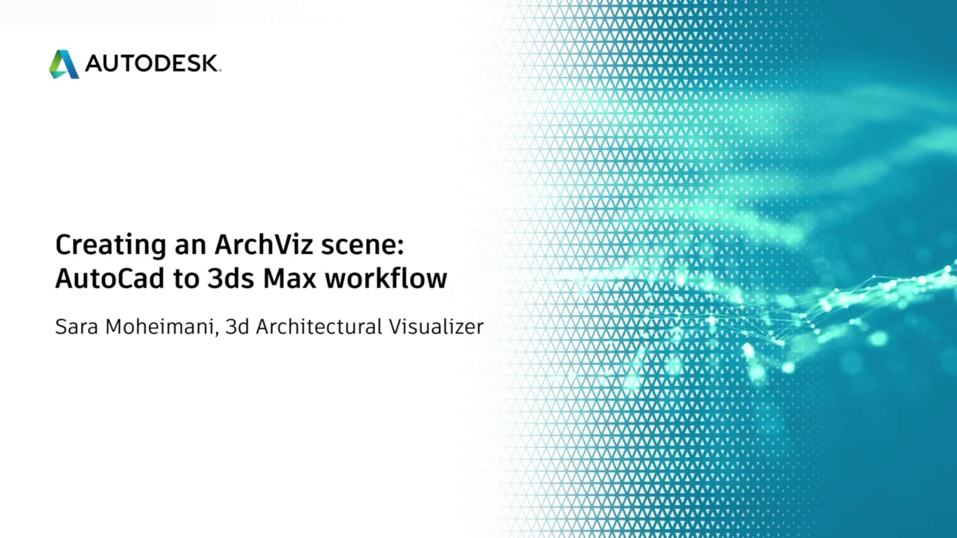 07. Создание сцены ArchViz в 3ds Max Анимация пролета камеры (Часть 1)