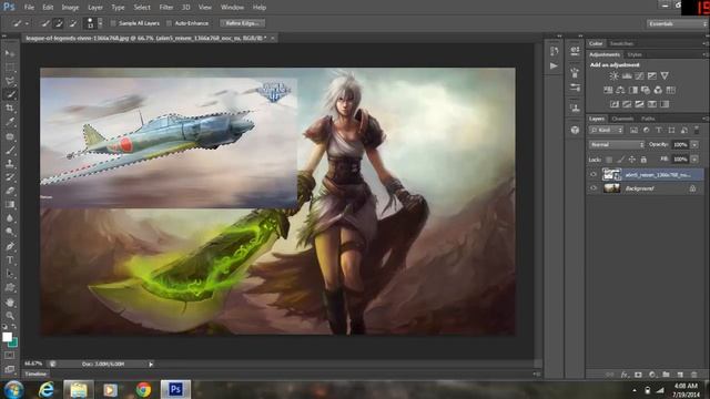 Cum sa decupezi in Photoshop CS 6 ! смотреть онлайн