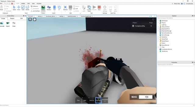 Rude Awakening monsters + guns demonstration ( A ROBLOX game based off of Cry Of Fear) смотреть онлайн