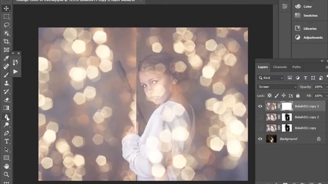 How to Change the Color of an Overlay in Adobe Photoshop смотреть онлайн