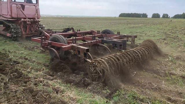 Алтай Т-4 с культиватором кпэ 3.8 + катки мпп4 смотреть онлайн