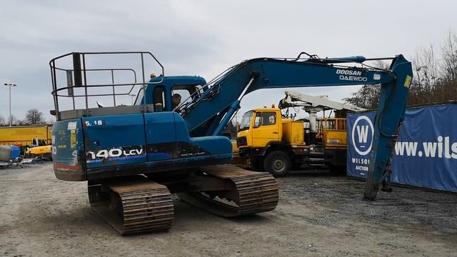 2006 Doosan Solar 140LC Excavator, 9489 Hours For Auction смотреть онлайн
