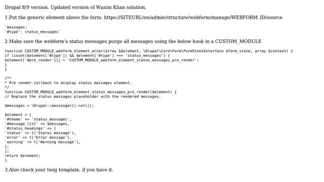 Drupal: Want to display the validation error message above the webform (3 Solutions!!) смотреть онлайн