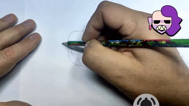 Как нарисовать Эмз Бравл Старс Значок Бравлера Эмз Рисуем значки Бравл Старс Значок Emz смотреть онлайн