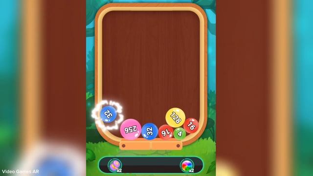 Number Bubble Puzzle | Ball Merge 2048 | Balls Colorful | Math Game | Number Ball Game 128,512,1024 смотреть онлайн