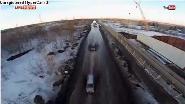 Километровая лужа в Самаре прославилась в Интернете смотреть онлайн