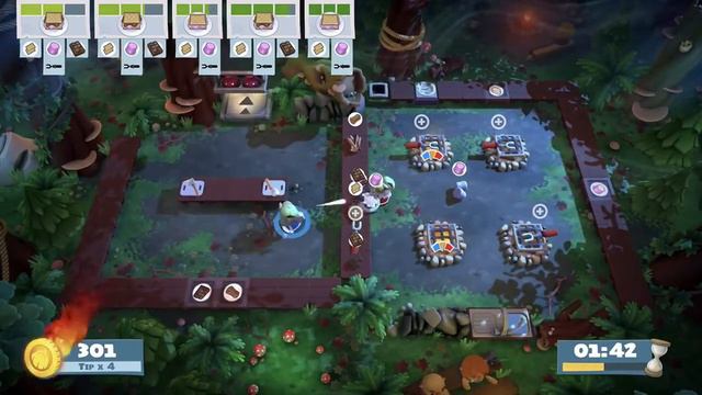 Overcooked! All You Can Eat- Extra Trimmings Campfire Cook Off Level 1-1 смотреть онлайн