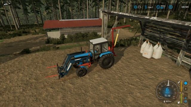 FS 22.Знакомство с Базой. Начало карьеры. По уши в лесу. Holmakra #1 смотреть онлайн