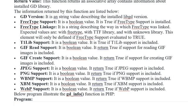 PHP | GD information Function смотреть онлайн