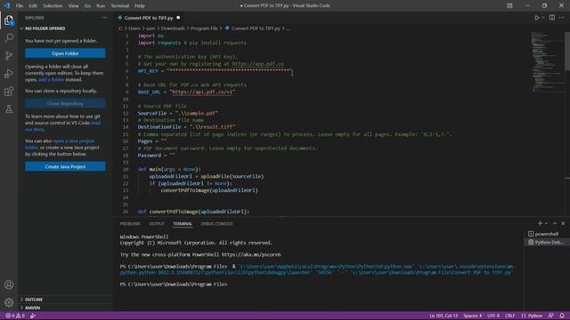 Convert PDF files to TIFF in Python using PDF.co Web API смотреть онлайн
