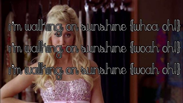 Aly and A.J.- Walking on Sunshine lyrics\\ Glitter Tacious Lyrics (sharpay’s fabulous adventure) смотреть онлайн
