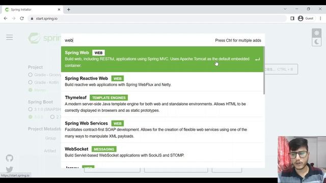 Creating our first spring boot project | 3 ways | Using Spring Initializer смотреть онлайн