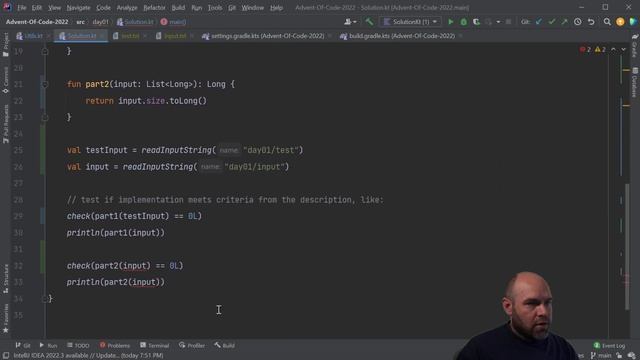 Advent of Code 2022 Day 1 - Kotlin (Calorie Counting) смотреть онлайн