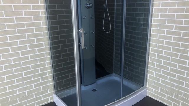 Душевая закрытая гидромассажная кабина Comforty 303 с низким поддоном смотреть онлайн