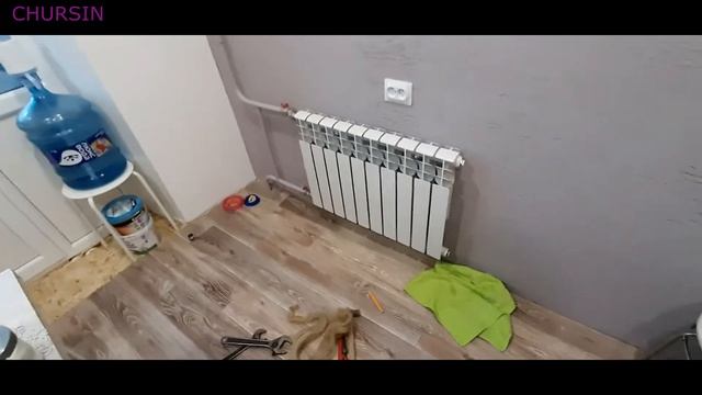 Установка радиатора отопления Не стандартная смотреть онлайн