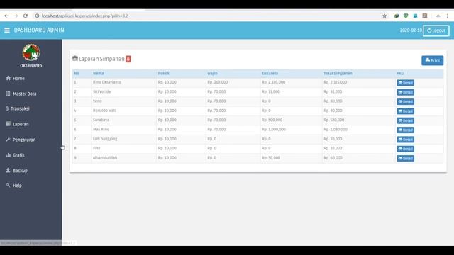 Download Gratis Aplikasi Koperasi Simpan Pinjam Menggunakan PHP 5.6 + MySQL смотреть онлайн