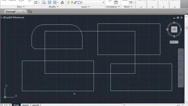 C00506 Fillet Chamfer AutoCAD 2014 Tutorial смотреть онлайн