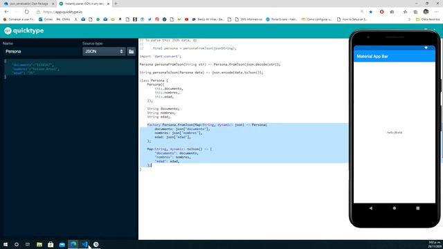 Flutter - Parsea respuesta API JSON a Modelo con json_serializable смотреть онлайн