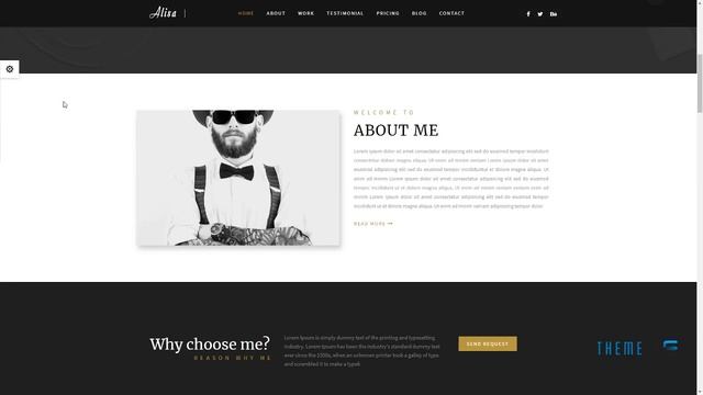 Alisa - Responsive WordPress Theme Gurgen Branden смотреть онлайн