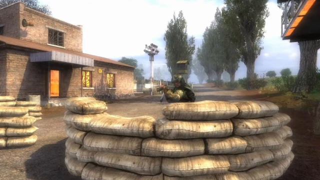 S.T.A.L.K.E.R. Громкоговоритель военных. Тревога на Южном блокпосте военных на Кордоне смотреть онлайн