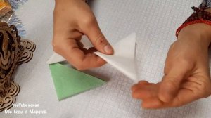 ?СЕРВИРОВКА/ КРАСИВО СЛОЖИТЬ САЛФЕТКИ БУМАЖНЫЕ НА НОВОГОДНИЙ СТОЛ ПРОСТОЙ СПОСОБ@obovsemsmarusya