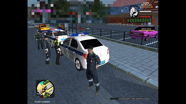 [CAPS RP] [CRMP] СОТРУДНИКИ МВД УСТРОИЛИ ПОГОНЮ! смотреть онлайн