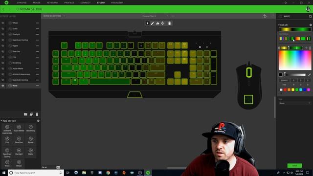 Razer Synapse 3 Tutorial | Studio | Razer Keyboard Lighting смотреть онлайн