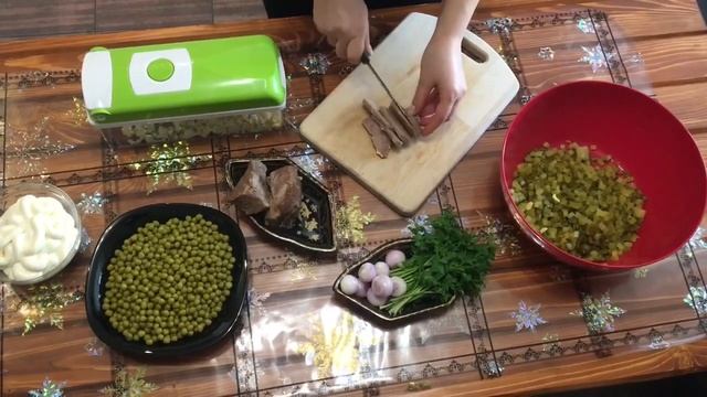 Нестандартная резка овощей для оливье смотреть онлайн