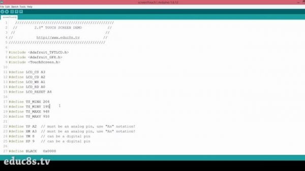 Arduino Tutorial: 2.8" TFT LCD Touch Screen ILI9325 with Arduino Uno and Mega from Banggood.com