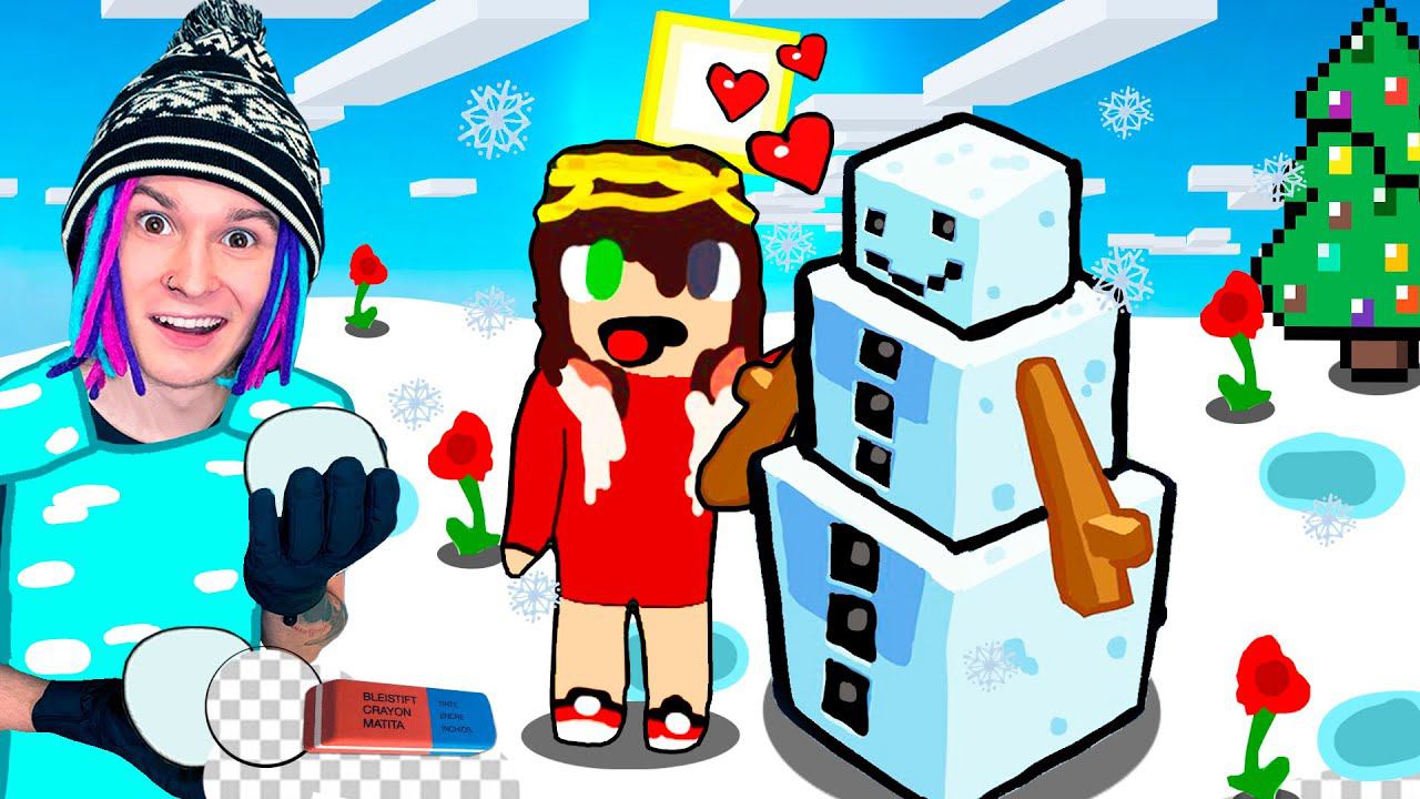 ПОЧЕМУ МОЯ ФЕРМА СНЕЖНЫХ ГОЛЕМОВ СТАЛА НАРИСОВАННОЙ В МАЙНКРАФТ