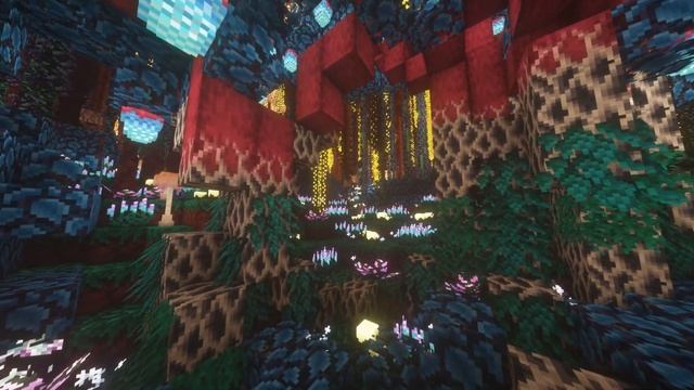 Minecraft Better Nether Mod - [4K] Biome Showcase with calming Music смотреть онлайн