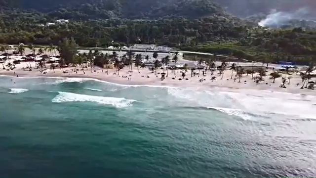 Trinidad beach Maracas bay. Best shark & bake ever. смотреть онлайн