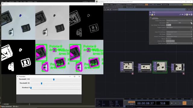 Python NDI + OpenCV Contours + Touchdesigner смотреть онлайн
