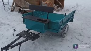 Прицеп для мотоблока МТЗ. МП-700. он же ТМ-500. Как белорусские маркетологи создали прицеп.