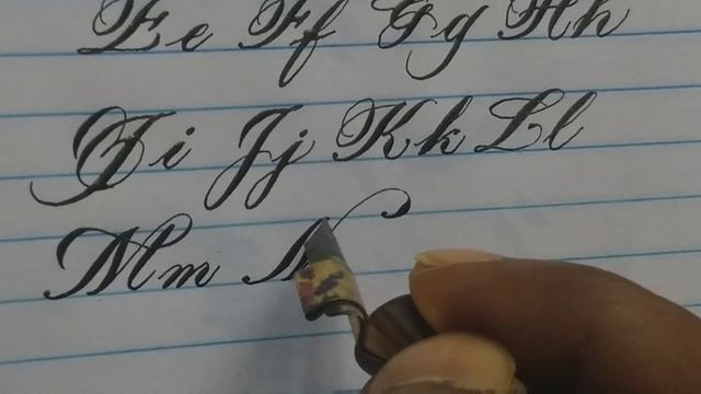 English Alphabet | copperplate calligraphy | modern script calligraphy смотреть онлайн