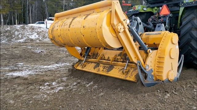 Самый мощный финский ротоватор MERICRUSHER MJFS с заглублением 40см для ввода земель в сельхозоборо смотреть онлайн